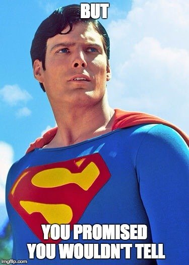 Мем Супермена... но ты же обещал, да?