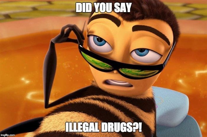 Мем из фильма о пчелах. Вы назвали это незаконным наркотиком?