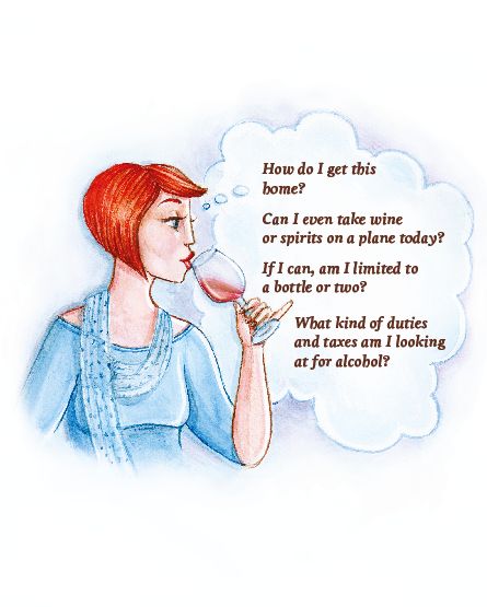 Могу ли я принести на борт вино и алкоголь?